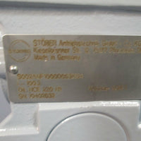 Stober Gearbox 100:1 Ratio 37004500 RPM S002ANF1000D63K4