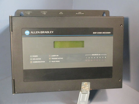 ALLENBRADLEY BAR CODE DECODER SER A. REV G 2755DS1AB2R1