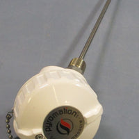 Pyromation Temperature Probe R1T185L483018008HN31,W 18"L x 1/4" Dia
