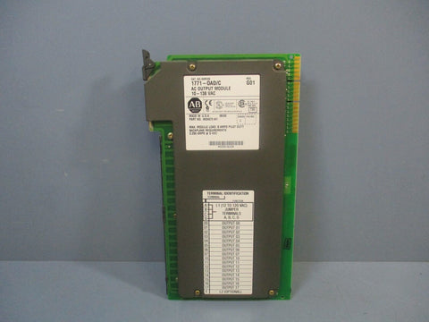 Allen-Bradley 1771-OAD/C Rev. G01 Ser. C AC Output Module 10-138 Vac