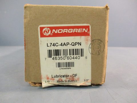 NORGREN/EXCELON L74C-4AP-QPN OIL, FOG LUBRICATOR 150 PSIG 10 BAR 4635060440