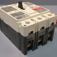 Cutler Hammer HMCP007C0CA02 Ser C 7 A, 3 Pole Circuit Breaker w/ Aux Switch Used