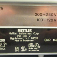 Mettler PM1200 Analytical Balance Scale 100120V 200240V For Parts/Repair