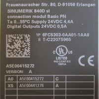 Siemens Sinumerik 840D sl 6FC53030AA011AA0 Connection Module Basic PN 24VDC