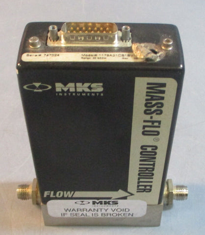 MKS Instruments 1179A21CS1BV-S Mass-Flo Controller 20SCCM Oxygen 1/4" Port Dia