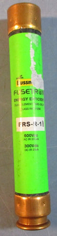 Bussmann Fusetron FRS-R-1 Energy Efficient Time Delay Fuse 600Vac (Lot of 5)