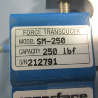 Interface SM250 Force Transducer 250 lbf Capacity 41/8" Length