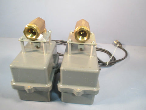 Brass Ball Valve with Actuator, 400 LB; AUTO BLOWDOWN (LOT OF 2) 3/4 IN FNPT