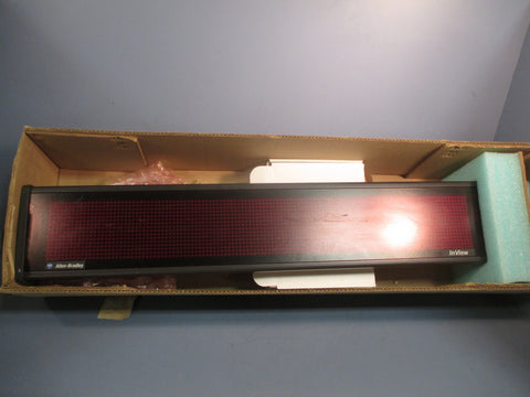 Allen Bradley InView Spectrum Controls LED Message Display Ser. C 2706P42RSC