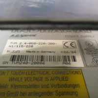 INDRAMAT AC SERVO POWER SUPPLY TVM 2.4050220/300W1/115/220