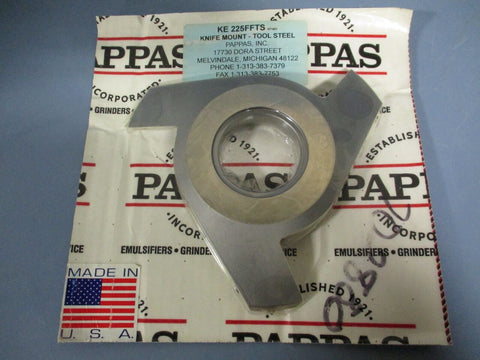 Pappas Inc KE 225FF-TS Knife Mount Tool Steel 2-3/16" Bore ID