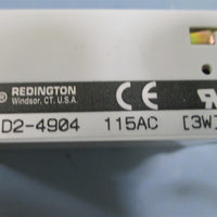 Redington D24904 115AC Push Button Reset 4 Digit Counter  Used