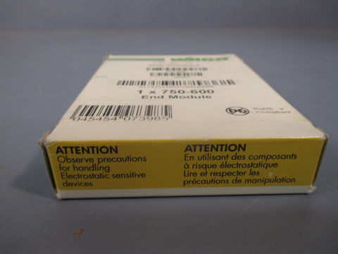 Wago Terminal End Module 750-600 SEALED