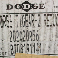 Dodge 202Q20R56 Gear Reducer 20:1 Ratio 1.37 Input HP 1" Shaft Dia