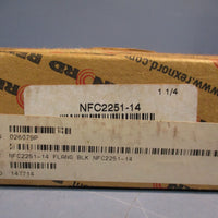 Rexnord 11/4 2Bolt Flange Block Ball Bearing NFC225114 Rd Bore Standard Duty