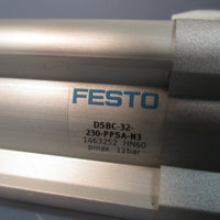 FESTO 1463252 DOUBLE ACTING PNEUMATIC AIR CYLINDER DSBC32230PPSAN3