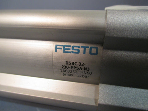 FESTO 1463252 DOUBLE ACTING PNEUMATIC AIR CYLINDER DSBC32230PPSAN3