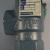 Hansen H5600R/300 Refrigerant Pressure-Relief Valve 1/2" x 3/4" 300PSIG