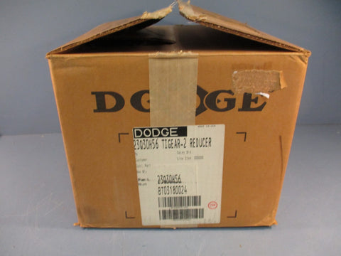 DODGE 23Q30H56 TIGEAR 2 30:1 RATIO RIGHT ANGLE WORM GEAR REDUCER
