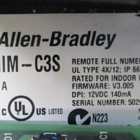 Allen Bradley 20HIMC3S SER A Human Interface Module, Powerflex Remote Display