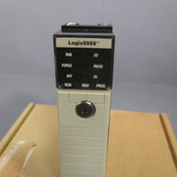 ALLEN BRADLEY CONTROLOGIX PROCESSOR CPU W/ KEY LOGIX 5555 SER. A 1756L55