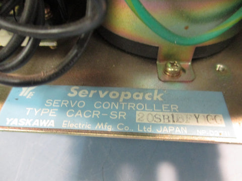 YASKAWA ELECTRIC TYPE CACRSR 20SB1BFYY100 SERVOPACK SERVO CONTROLLER