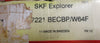 SKF Explorer 7221BECBP/W64F Bearing 105mm Bore, 190mm OD, 36mm W 7221BECBP