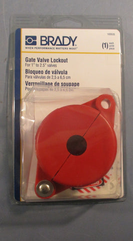 Brady 103535 Gate Valve Lockout For 1" to 2.5" Valves Lot of 5