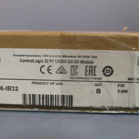Allen Bradley ControlLogix 32 Pt D/I Module 1224VDC Series B FW 3.006 1756IB32