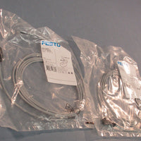 Festo NEBVZ3WA2LRE2.5NLE2S1 Connection Cable 2.5m Length Lot of 2