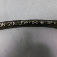 Hydraulic Hose Cascade 6002138 Eaton Synfle 313003 SAE 100R7 3/16" W.P. NEW