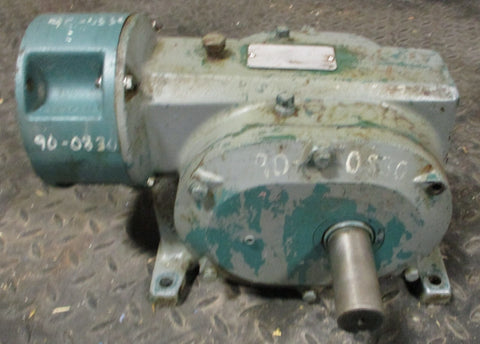 Reliance Electric 56CG21A Gear Reducer 79167-23-MY 1/3HP 1-1/2" Shaft Dia