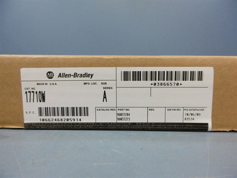 NIB SEALED Allen Bradley 17710W Series A Selectable Contact Output Module