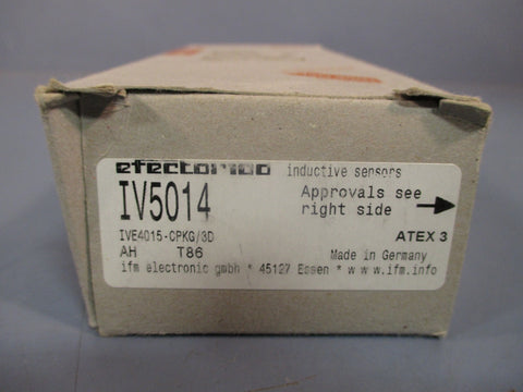 IFM EFFECTOR100 INDUCTIVE PROXIMITY SENSOR IV5014