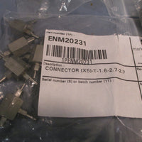 Lot of (3) MARKEM IMAJE Connector (X5)-T-1.6-2.7-2.7 ENM20231