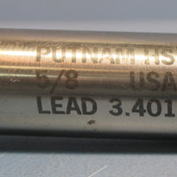Putnam 5/8" HS Lead 3.401, 4 Flute Professionally CNC Resharpened End Mill