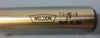 Weldon 3° Tapered End Mill: T3-8E-3, 1/4"DIA, 1/2"SHK, 3-1/2"LOC, HSS, 3FL, USA