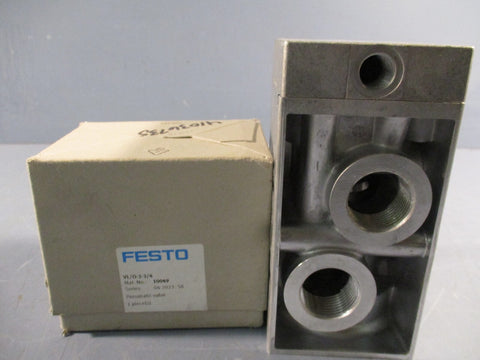 FESTO 10049 Pnuematic Solenoid Valve VL/0-3-3/4