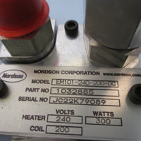 Nordson Hot Melt Glue ApGun 300w 240vac Coil 200 EM101240200DC