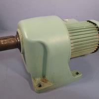 Tsubaki Gear Motor 3 Phase Ratio 1:120 GMTA04038L120H