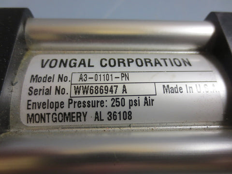 Vongal Corporation A3-01101-PN 250 PSI Air Cylinder Used!!!