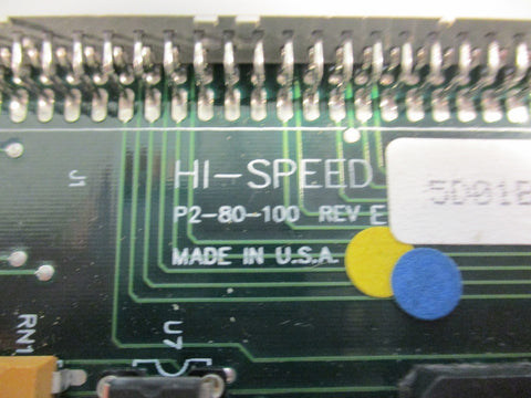 Hi-Speed P2-80-100 Processor Board Checkweigher Rev. E 11-1/8" Length