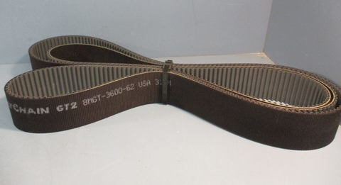GATES POLY CHAIN GT CARBON BELT  8MGT-3600-62 8 mm PITCH, 62 mm WIDTH, 450 TEETH