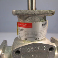 BOSTON GEAR 11423558 Spiral Bevel Rear Drive, 1750 RPM 1:1 Ratio .91 HP, RA621