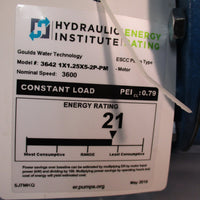 Goulds 1BF20734 Centrifugal Pump Series 3642,3/4 HP,208-230/460 V,3 Phase,1" NPT