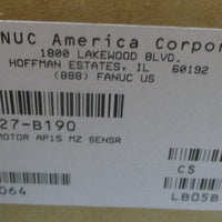 Fanuc A06B0827B190 AC Spindle Motor AP15 MZ Sensor 7.5 / 9kW 7506000RPM New