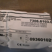 BOX OF 50 MOLEX GW CONNECT CONNECTOR TERMINAL 6 POLE 16A 500V 7306.6103.0