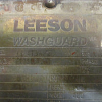 Leeson Washguard C184T34WK2B Electric Motor G131167.00 3510RPM 11/8" Shaft Dia