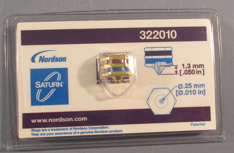 Nordson Saturn 322010 Hot Melt Precision Nozzle 0.25mm Orifice Dia