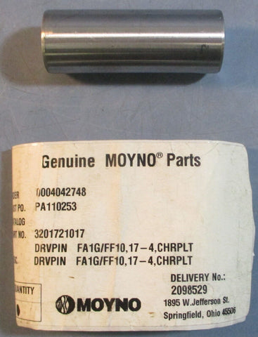 Genuine Moyno Parts 3201721017 Drive Pin FA1G/FF10,17-4CHRPLT 3-1/8" L 1-1/8" OD